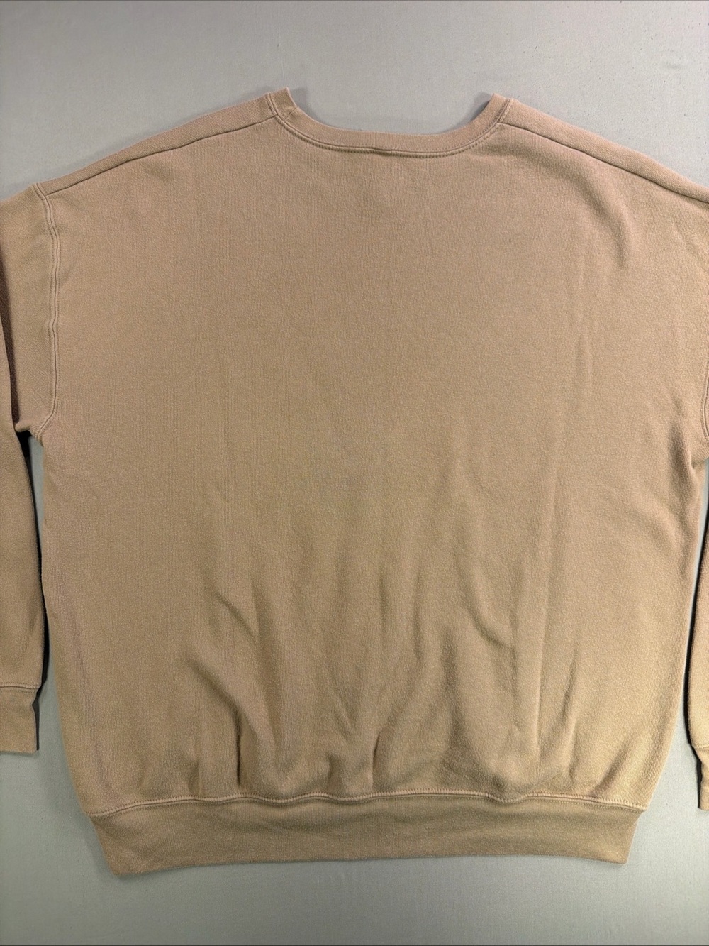 Sota Crewneck Oversized Sweatshirt in Beige - Relaxed Everyday Pullover - Picture 13 of 14